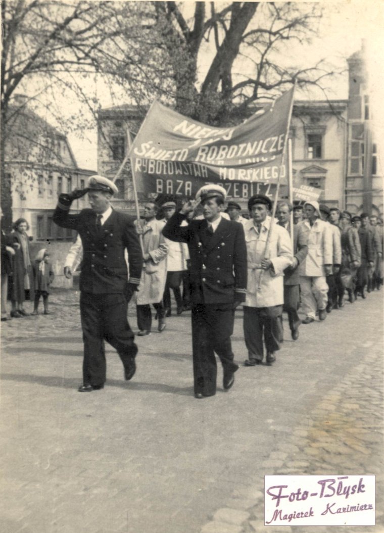 Pochód 1-majowy lata 50-te